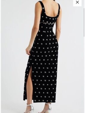 Saylor beaded maxi dress